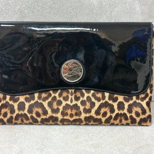 Christian Louboutin Patent Leo Clutch Women's Bag